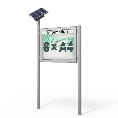 Schaukasten Solar